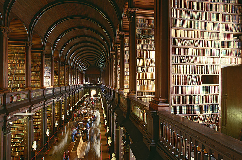  8 Most Gorgeous Libraries In The World - The Long Room at the Old Library, Trinity College, Dublin, Ireland