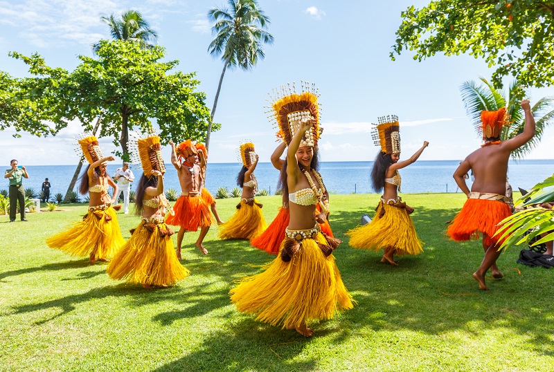 Dancers in Tahiti