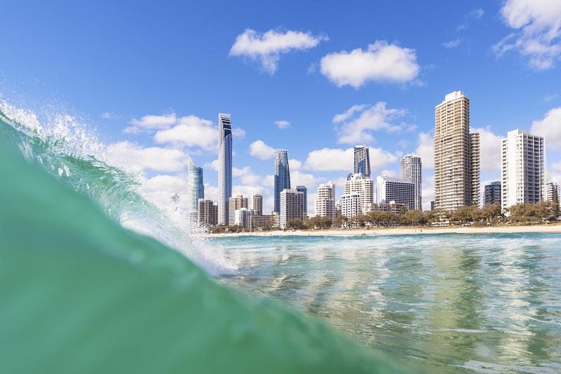 Waves at Surfers Paradise
