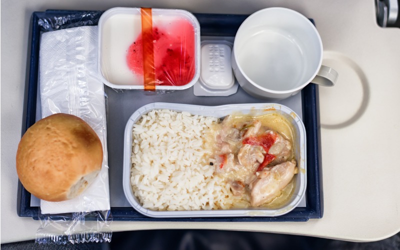 why does airplane food taste so bad