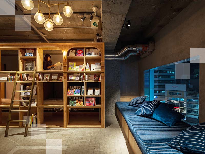 At Tokyo’s Book and Bed Hotel you can read ’til you drop, wake up again and read some more 