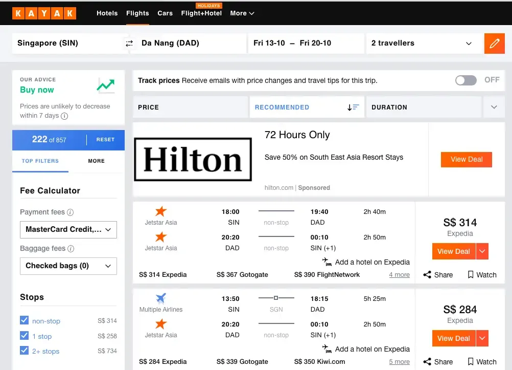 Find cheap flights to Da Nang